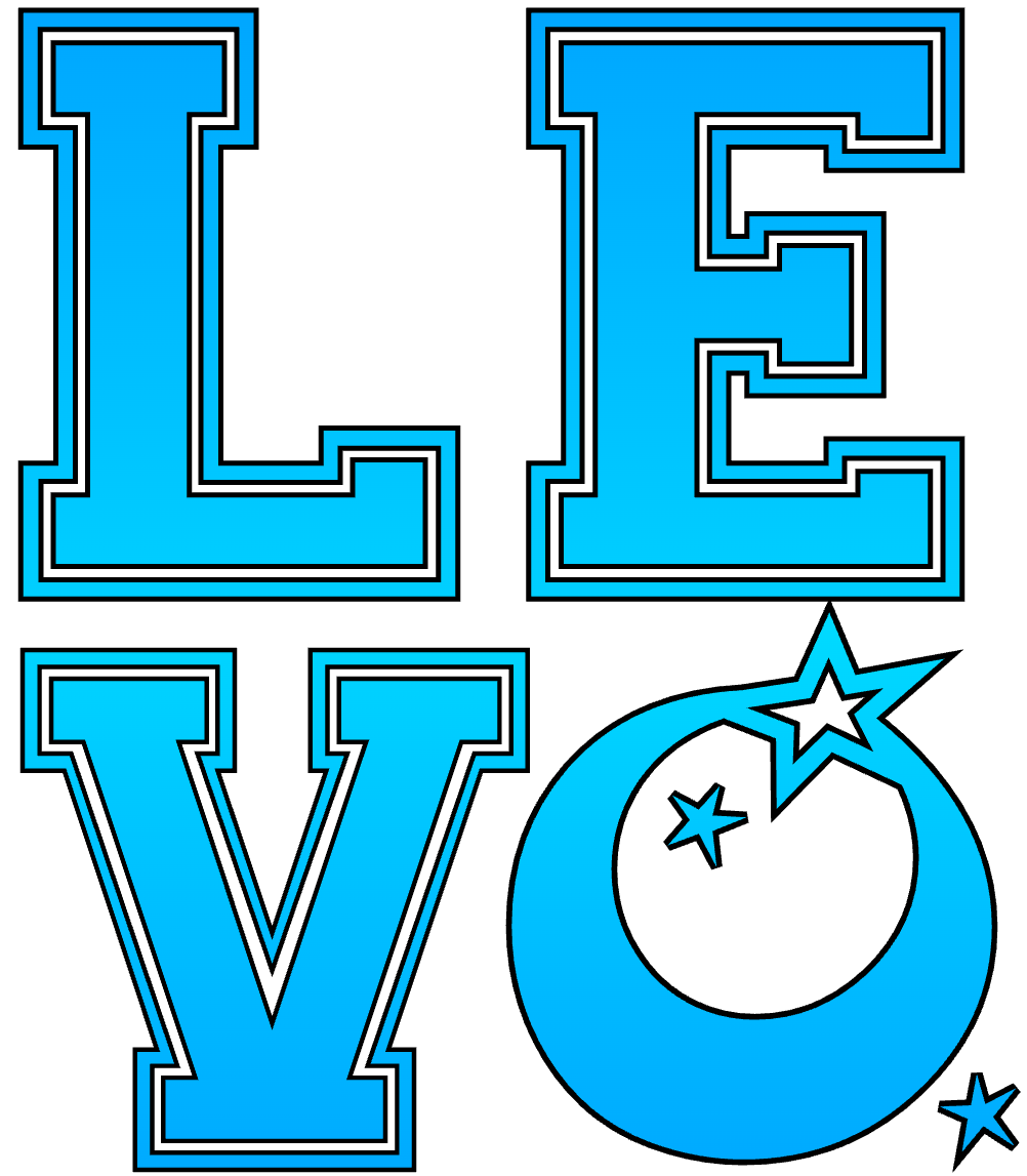 LevoVerse logo in symbolic shades of blue